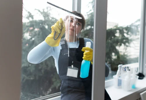 Nettoyage de vitres intérieures et extérieures à la Flamengrie